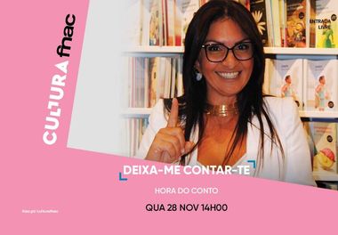 Fnac promove a leitura em "Deixa-me contar-te" com a escritora Ligia Pereira Boldori