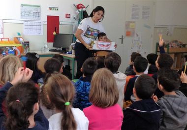 Escola EB1 da Fonte Santa - Quarteira recebe "Histórias Sorridentes com Ligia Boldori"